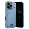 İphone 17 Pro Max Kelvin Kartvizitli Silikon - Mavi