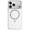 İphone 17 Pro Max Live Diamond Magsafe Kapak - Şeffaf