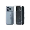 İphone 17 Pro Max Lüx Şeffaf Silikon - Şeffaf