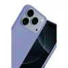 İphone 17 Pro Max Nano İçi Kadife Silikon - Lila