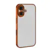 İphone 17 Razer Lensli Silikon - Turuncu