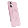 İphone 17 Regal Magsafe Standlı Kapak - Açık Pembe