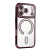 İphone 18 Pro Max Joke Simli Magneticsafe Kılıf - Bordo