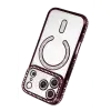İphone 18 Pro Max Joke Simli Magneticsafe Kılıf - Bordo