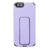 İphone 6 Kılıf Mega Standlı Silikon - Lila
