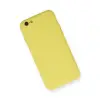 İphone 6 Kılıf Nano İçi Kadife Silikon - Sarı