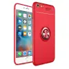 İphone 6 Kılıf Range Yüzüklü Silikon - Kırmızı
