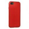 İphone 7 Kılıf Coco Deri Silikon Kapak - Kırmızı