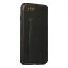 İphone 7 Kılıf Coco Deri Standlı Kapak - Siyah
