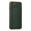 İphone 7 Kılıf Coco Deri Standlı Kapak - Yeşil