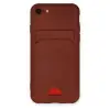 İphone 7 Kılıf Kelvin Kartvizitli Silikon - Bordo
