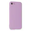 İphone 7 Kılıf Nano İçi Kadife Silikon - Lila