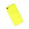 İphone 7 Kılıf Nano İçi Kadife Silikon - Sarı
