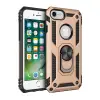 İphone 7 Kılıf Sofya Yüzüklü Silikon Kapak - Gold