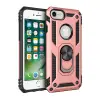 İphone 7 Kılıf Sofya Yüzüklü Silikon Kapak - Rose