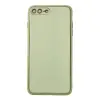 İphone 7 Plus Kılıf Coco Deri Silikon Kapak - Açık Yeşil