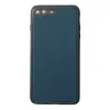 İphone 7 Plus Kılıf Coco Deri Silikon Kapak - Mavi