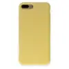İphone 7 Plus Kılıf Nano İçi Kadife Silikon - Sarı