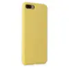 İphone 7 Plus Kılıf Nano İçi Kadife Silikon - Sarı