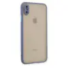İphone X Kılıf Montreal Silikon Kapak - Gri