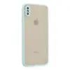 İphone X Kılıf Montreal Silikon Kapak - Turkuaz