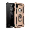 İphone X Kılıf Sofya Yüzüklü Silikon Kapak - Gold
