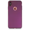 İphone Xs Max Kılıf First Silikon - Mürdüm