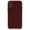 İphone Xs Max Kılıf Lansman Legant Silikon - Bordo