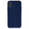 İphone Xs Max Kılıf Lansman Legant Silikon - Lacivert