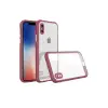 İphone Xs Max Kılıf Miami Şeffaf Silikon - Fuşya