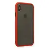 İphone Xs Max Kılıf Montreal Silikon Kapak - Kırmızı