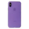 İphone Xs Max Kılıf Pp Ultra İnce Kapak - Mor