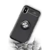 İphone Xs Max Kılıf Range Yüzüklü Silikon - Mavi
