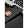 İphone Xs Max Kılıf Range Yüzüklü Silikon - Siyah-gold