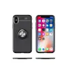 İphone Xs Max Kılıf Range Yüzüklü Silikon - Siyah-gold