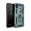 İphone Xs Max Kılıf Sofya Yüzüklü Silikon Kapak - Yeşil