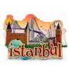 İstanbul Temalı Ahşap Buzdolapı Süsü Magnet Alk5938