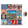 İstanbul Temalı Polyester Magnet Alk5867
