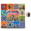 İstanbul Temalı Polyester Magnet Alk5869