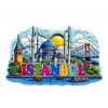 İstanbul Temalı Silikon Buzdolapı Süsü Magnet Alk5374