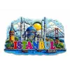 İstanbul Temalı Silikon Buzdolapı Süsü Magnet Alk5374