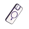 Joko  İphone 11 Remim Lensli Magsafe Standlı Kapak - Derin Mor