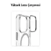 Joko İphone 15 Pro Max Kılıf Crystal Magsafe Kapak - Şeffaf