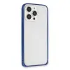 Joko İphone 15 Pro Max Metal Bumper Mat Kapak - Lacivert