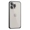 Joko İphone 15 Pro Max Metal Bumper Mat Kapak - Siyah