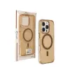 Joko İphone 16 Pro Max Gleam Pc Sert Magsafe Kılıf - Şeffaf-gold