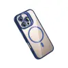 Joko  İphone 16 Pro Max Remim Lensli Magsafe Standlı Kapak - Lacivert