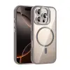 Joko  İphone 16 Pro Max Remim Lensli Magsafe Standlı Kapak - Titan Gri