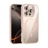 Joko  İphone 16 Pro Remim Lensli Magsafe Standlı Kapak - Pembe