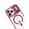 Joko  İphone 17 Pro Max Remim Lensli Magsafe Standlı Kapak - Bordo